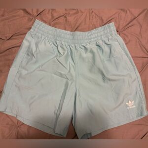 Adidas Men’s lined Light Blue Shorts